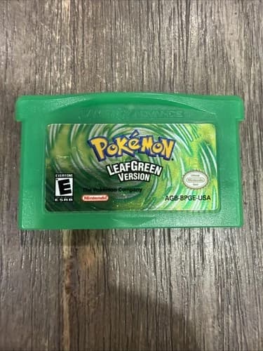 Pokémon: LeafGreen Version (Nintendo Game Boy Advance, 2004) Authentic & Tested