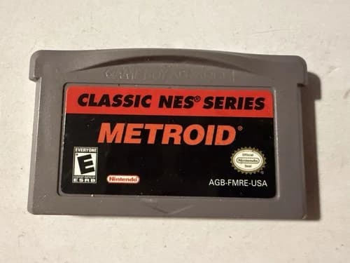 Game Boy Advance Metroid Classic NES Series Nintendo Authentic Cartridge Only