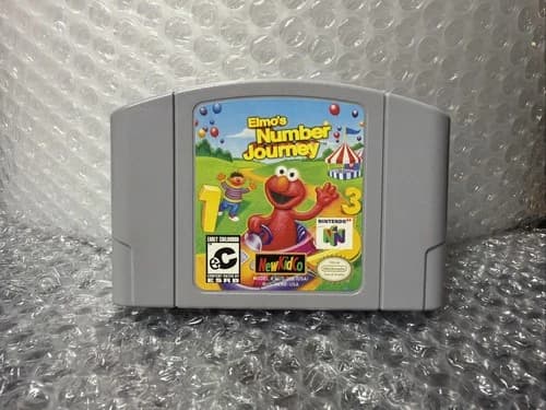 Sesame Street: Elmo's Number Journey (Nintendo 64, 1999) - Authentic Tested N64