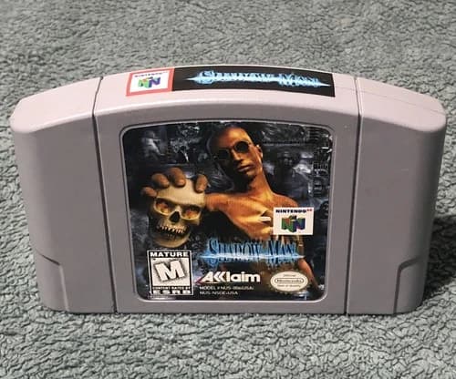 Shadow Man for Nintendo 64, N64 Authentic Cartridge Tested Working 1999 Horror
