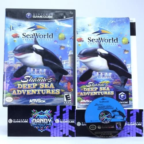 Shamu's Deep Sea Adventures GC CIB W/ Manual - GameCube