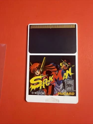 Shockman TURBOGRAFX-16 HuCard Turbo Grafx 16 Used Game Tested Authentic-TESTED!