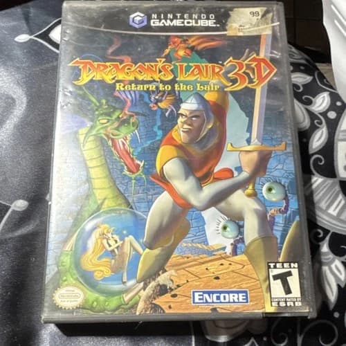Dragon's Lair 3D Return to the Lair Nintendo GameCube Encore Complete