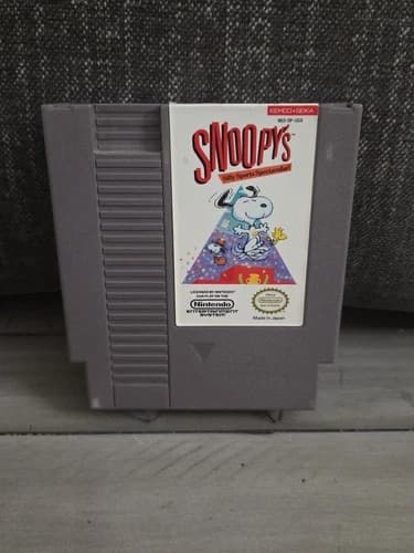 Snoopy's Silly Sports Spectacular Original Nintendo NES Game CARTRIDGE-ONLY