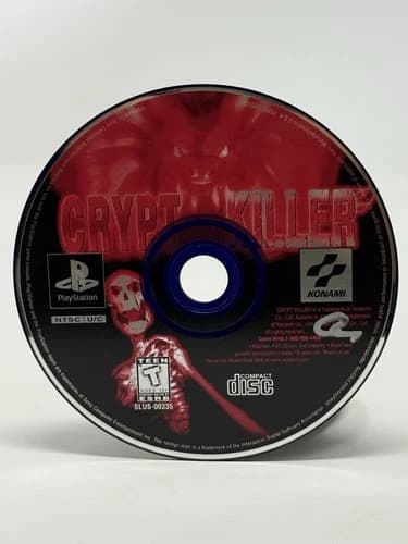 Refurbished Crypt Killer PS1 PlayStation 1 Authentic Tested Pristine Disc Only