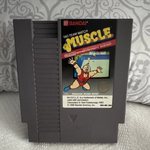Bandai Tag Team Match: M.U.S.C.L.E. NES (1986, NTSC-U/C)