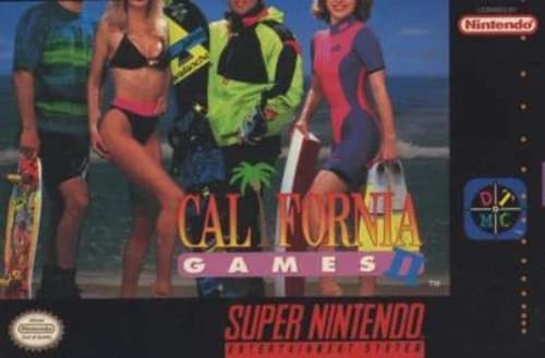 California Games II 2 - SNES Super Nintendo Game