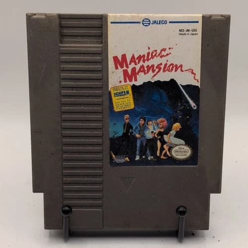 Jaleco Maniac Mansion Nintendo NES 1985 Cartridge Adventure Game