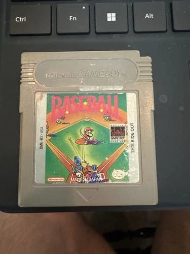 Vintage Nintendo/Baseball Mario Nintendo Gameboy, Game Only