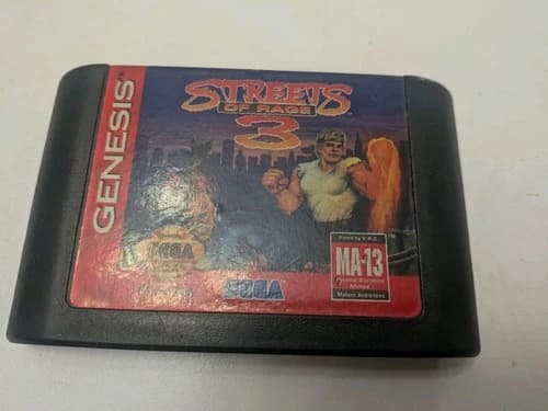 Streets of Rage 3 Sega Genesis Authentic