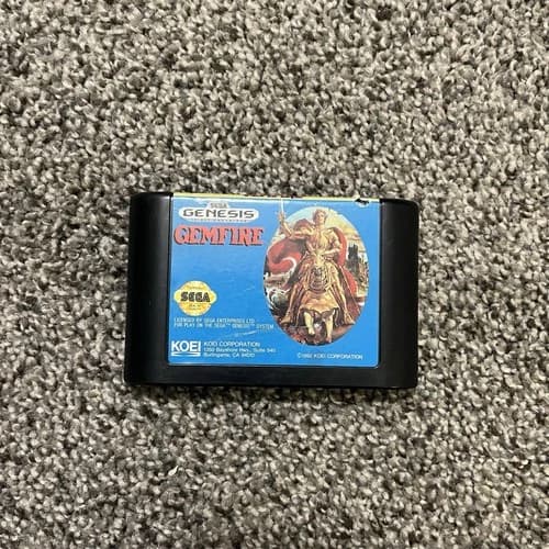 Gemfire (Sega Genesis, 1992) Cartridge Only Authentic 90s RARE