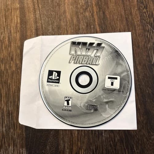 Kiss Pinball (Sony PlayStation 1 PS1, 2001) ~disc only