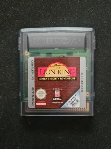 DISNEY'S THE LION KING SIMBA'S MIGHTY ADVENTURE Nintendo Game Boy Color UK EURO