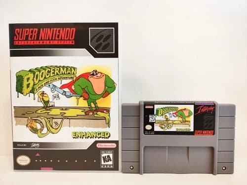 Boogerman a Pick and Flick Adventure Enhanced for Super Nintendo SNES