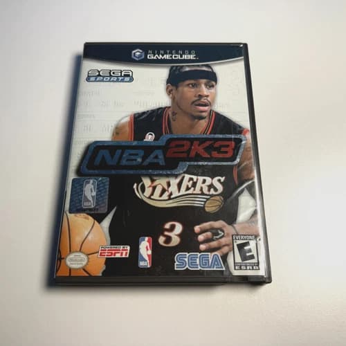 NBA 2K3 (Nintendo GameCube, 2002) CIB Complete In Box w/ Manual