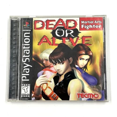 Dead or Alive (Sony PlayStation 1, 1998) Complete W Registration PS1
