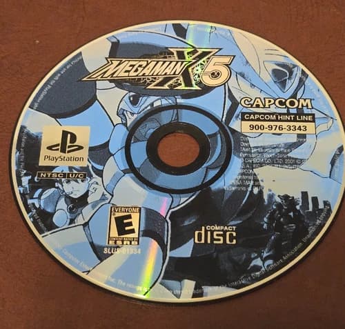 Mega Man X5 - PS1 PlayStation - Tested DISC ONLY
