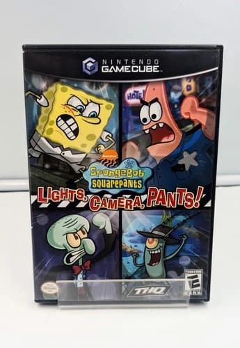 SpongeBob SquarePants Lights Camera Pants Nintendo GameCube
