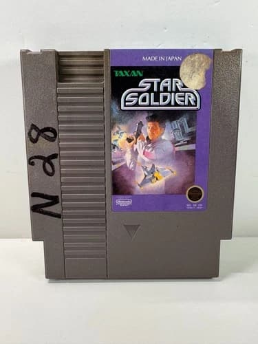 Star Soldier (Nintendo NES, 1988) Authentic. Ex-Rental. Tested.