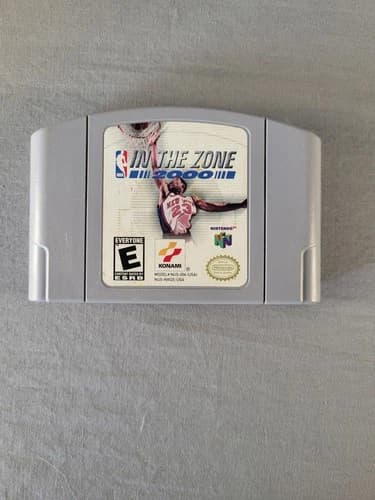 NBA In the Zone 2000, N64, Loose, Authentic!