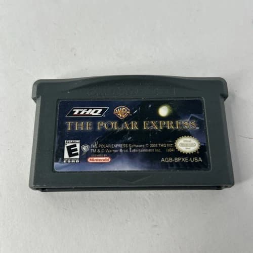 Nintendo Game Boy Advance The Polar Express Authentic Tested & Working THQ