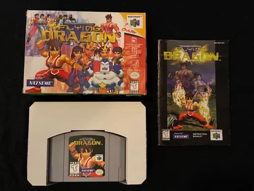 Flying Dragon (Nintendo 64, 1998 Box Manual Complete CIB N64