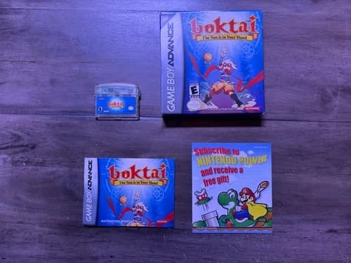 Konami Boktai: The Sun Is in Your Hand Game Boy Advance Complete w/ Manual