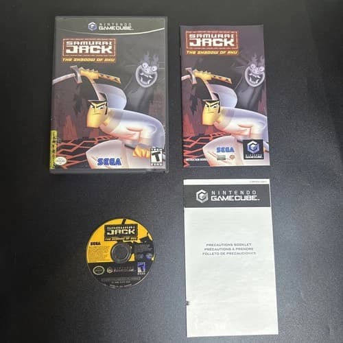 Samurai Jack: The Shadow of Aku (Nintendo GameCube, 2004) CIB Complete - Tested