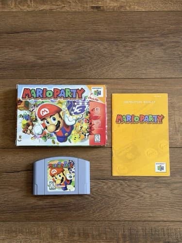 Mario Party N64 Nintendo 64 Complete CIB Authentic! Fast Shipping Tested