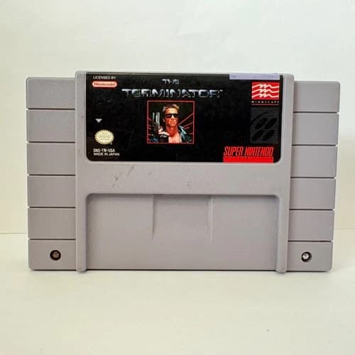 The Terminator (Super Nintendo SNES, 1993) Tested Working