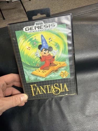 Fantasia Sega Genesis 1991 Complete in Box with Manual
