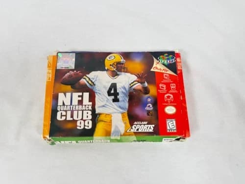 NFL Quarterback Club 99 | Nintendo 64, 1998 | N64 | Tested Game, Box and Manual