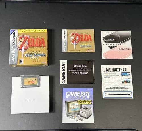 LEGEND OF ZELDA: A Link to the Past Four Swords Gameboy Advance GBA NINTENDO CIB