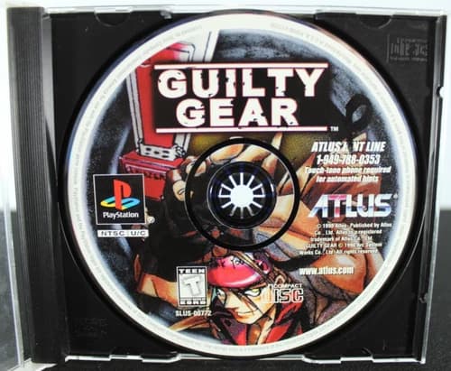 PlayStation 1 (PS1): Guilty Gear (1998) DISC ONLY Tested & Working!