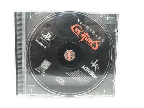 NIGHTMARE CREATURES PLAYSTATION 1 PS1 BLACK LABEL GAME