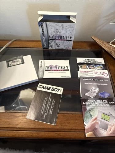 Final Fantasy V Advance (Nintendo Game Boy Advance, 2006) GBA Complete CIB