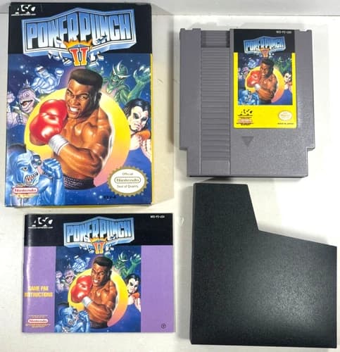 Power Punch II (Nintendo NES, 1992) CIB Authentic Tested