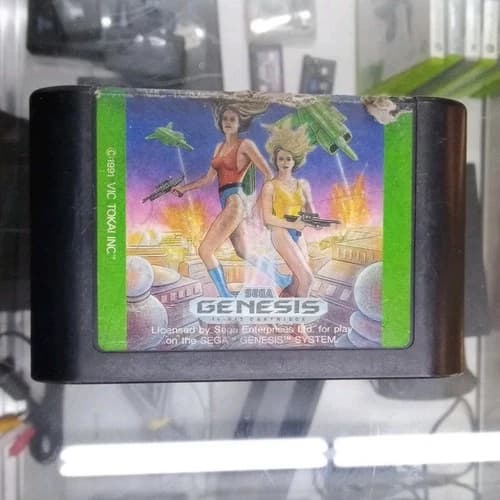 Trouble Shooter Authentic Cartridge Only Sega Genesis 1991 Tested