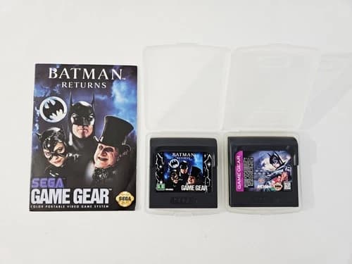 Batman Returns And Batman Forever (Sega Game Gear) Tested Works