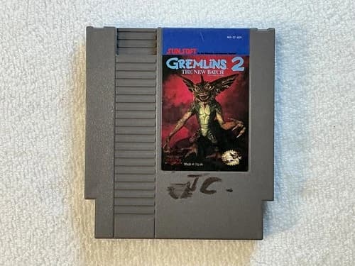 Gremlins 2: The New Batch - Nintendo NES Video Game - Tested & Working Authentic