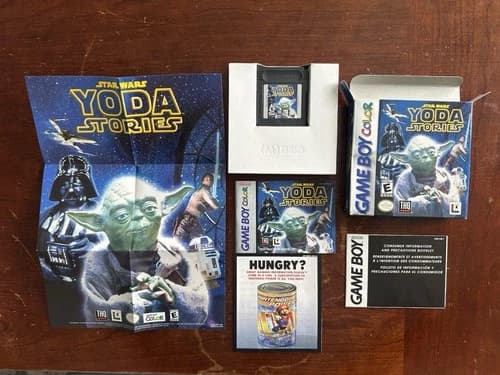 Original Gameboy Color Star Wars Yoda Stories CIB