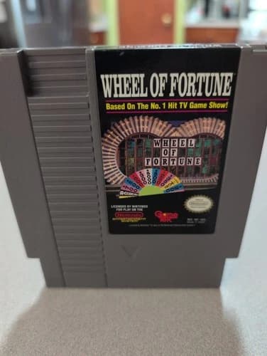 Nintendo Entertainment System NES Wheel Of Fortune Tested Combine Shipping