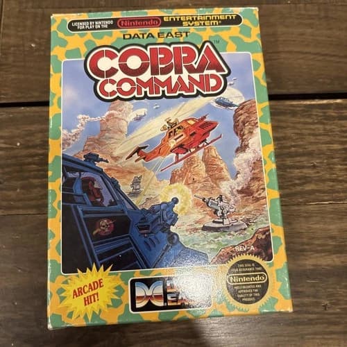 Cobra Command NES Nintendo Game In Box with Manual, Foam Insert