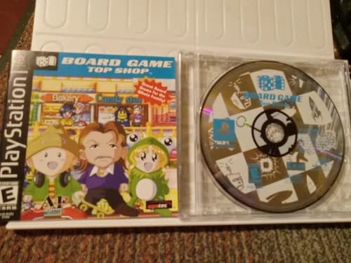 Board Game Top Shop for Playstation PS1 Complete CIB Registration Card Tested