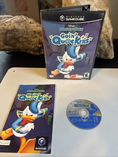 Disney's Donald Duck: Goin' Quackers (Nintendo GameCube) Tested. CIB. Clean!