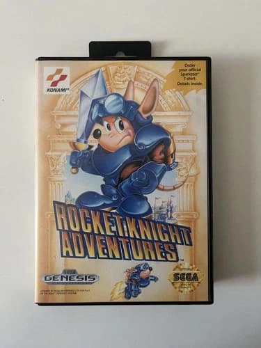 Rocket Knight Adventures CIB, Case AND Manual (Sega Genesis, 1993)