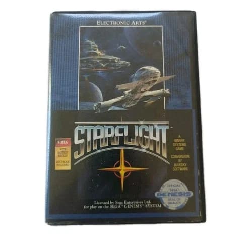 Starflight (Sega Genesis, 1991)CIB! Authentic Tested Nice Condition!!