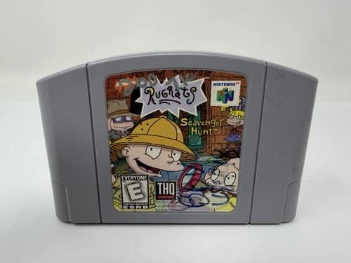 Rugrats Scavenger Hunt THQ (Nintendo N64) Cleaned, Tested & Authentic