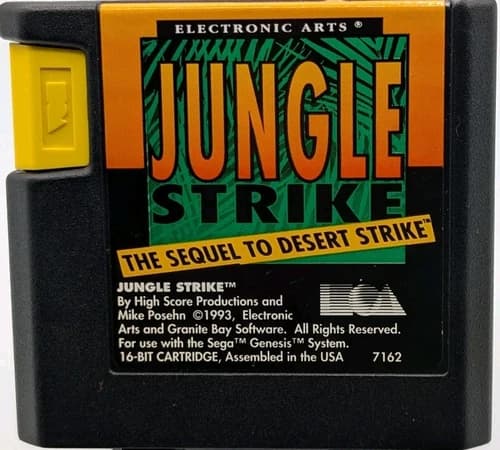 Jungle Strike (EA Games, Sega Genesis, 1993) Tested