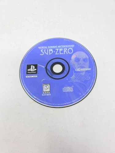 Mortal Kombat Mythologies Sub Zero PlayStation 1 PS1 Disc Only Loose Disc Tested